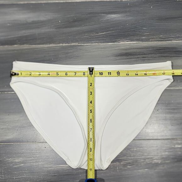 Andie The Bikini Bottom Swimwear XL White - Picture 6 of 7